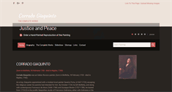 Desktop Screenshot of corrado-giaquinto.org