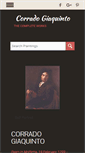 Mobile Screenshot of corrado-giaquinto.org